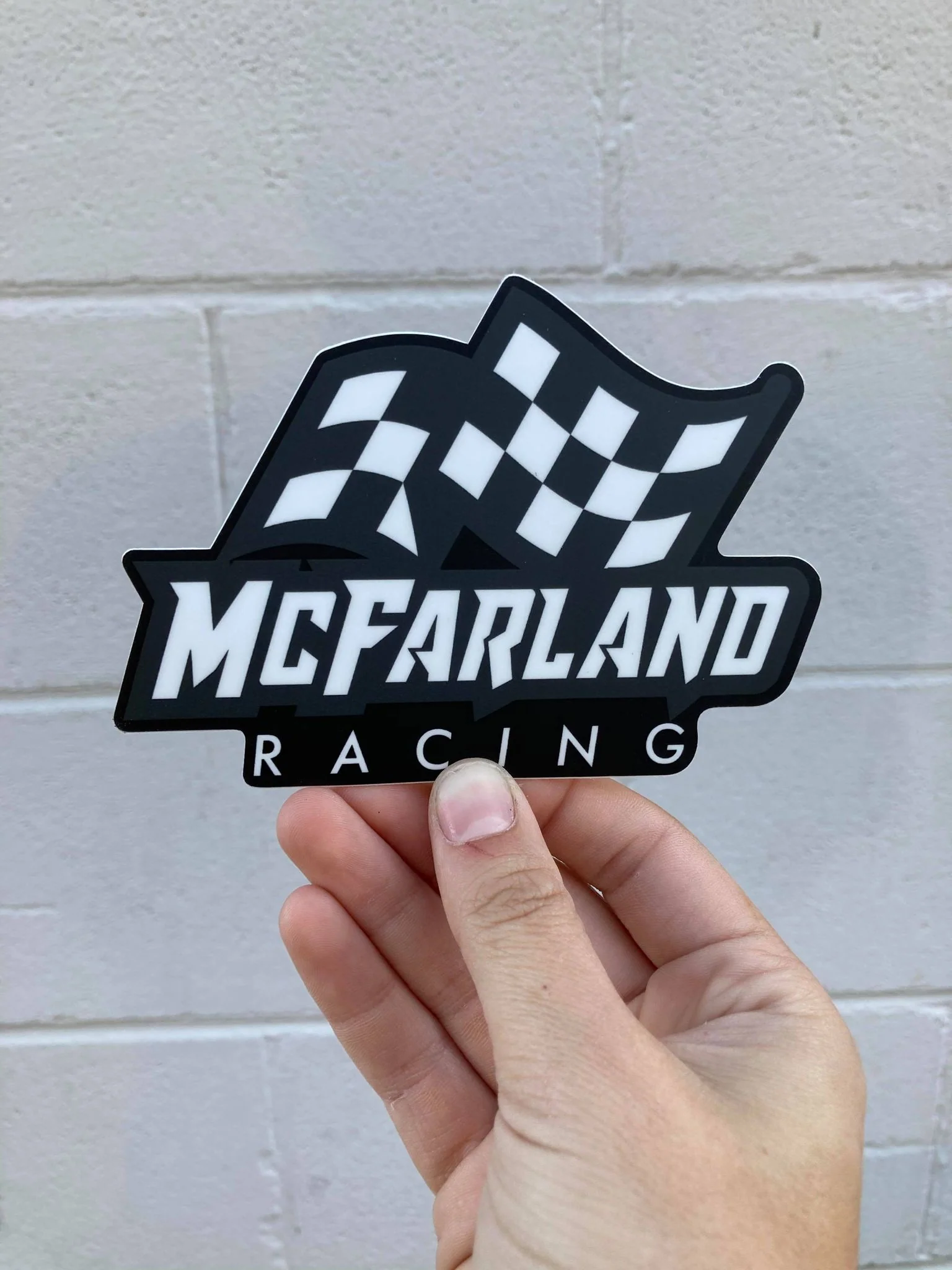 Sticker Racing Home McFarland Racing Sticker - Cleetus Mcfarland